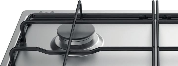 Actual product image Indesit THP 642 IX/I Cooktop Black, Stainless Steel Built-in Gas 4 Cooker(s)
