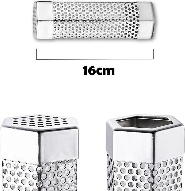 Immagine prodotto Hermex Tubo per affumicatore Tubo per affumicatura Tubo per BBQ Canale per affumicatura Asta per