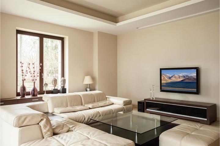 Actual product image Peerless Wall bracket SF640P Max load 68 kg VESA 400 x 400mm Colour Black (P) (Wall, 50", 68 kg)