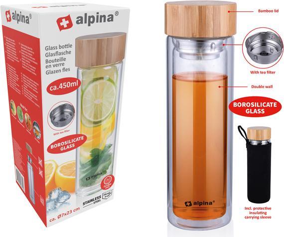 Image du produit alpina Glass Bottle (0.45 l)