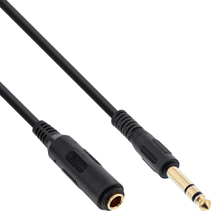 InLine Estensione delle cuffie (2 m, Jack 6,3 mm)