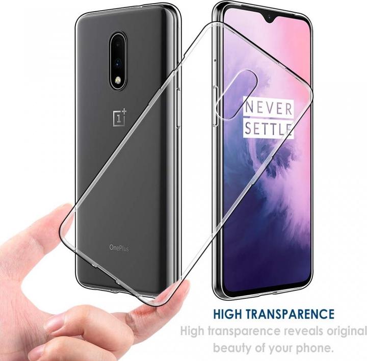 Actual product image Screenguard OnePlus 7 Flexible TPU Clear Case (OnePlus 7)