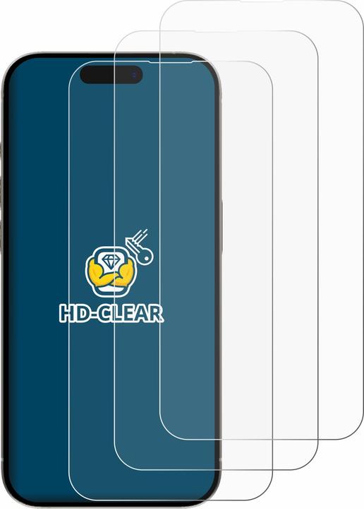 Productafbeelding BROTECT Schutzfolie Displayschutz Displayschutzfolie Folie Klar Transparent (6 Stuk, Apple iPhone 15 Plus)