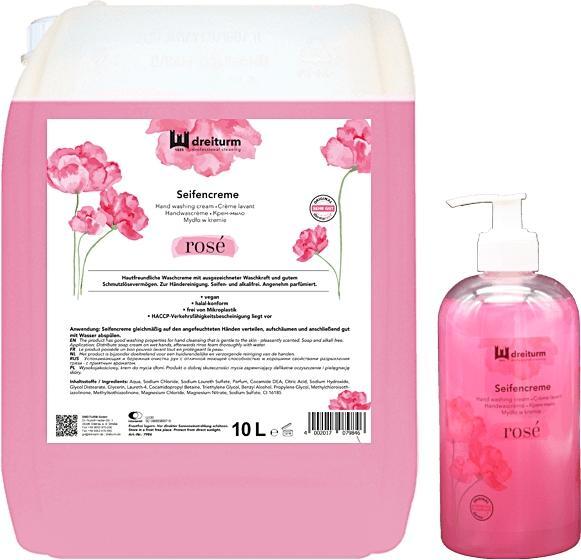 Produktbild Dreiturm Handwaschseife ros‚, 10 Liter-Kanister (Flüssigseife, 10000 ml)