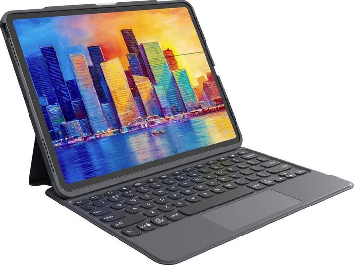 Produktbild Zagg Pro Keys (DE, iPad Pro 12.9 2018 (3. Gen), iPad Pro 12.9 2020 (4. Gen), iPad Pro 12.9 2022 (6. Gen), iPad Pro 12.9 2021 (5. Gen))