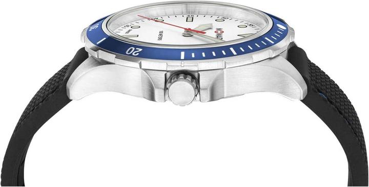 Immagine prodotto M Watch Mondaine Aqua Steel (Orologio da polso analogico, Fatto in Svizzera, 42 mm)