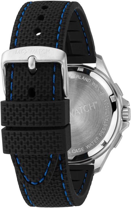 Immagine prodotto M Watch Mondaine Aqua Steel (Orologio da polso analogico, Fatto in Svizzera, 42 mm)
