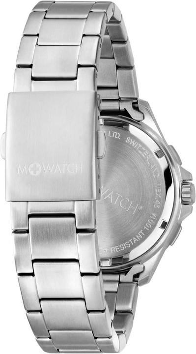 Immagine prodotto M Watch Mondaine Aqua Steel (Orologio da polso analogico, Fatto in Svizzera, 42 mm)