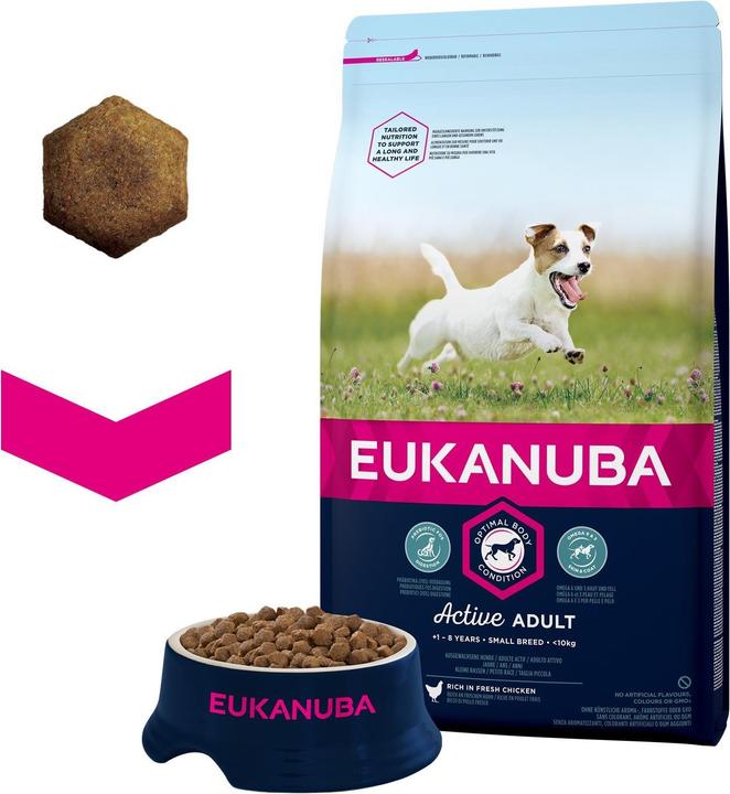 Actual product image Eukanuba Adult Small Breed Chicken (Adult, 1 pcs., 3000 g)