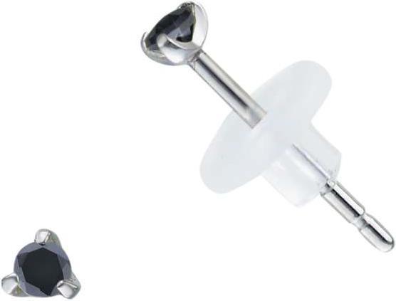 Actual product image Bijouteria Earrings (Stainless steel, Zirconia, PVC)