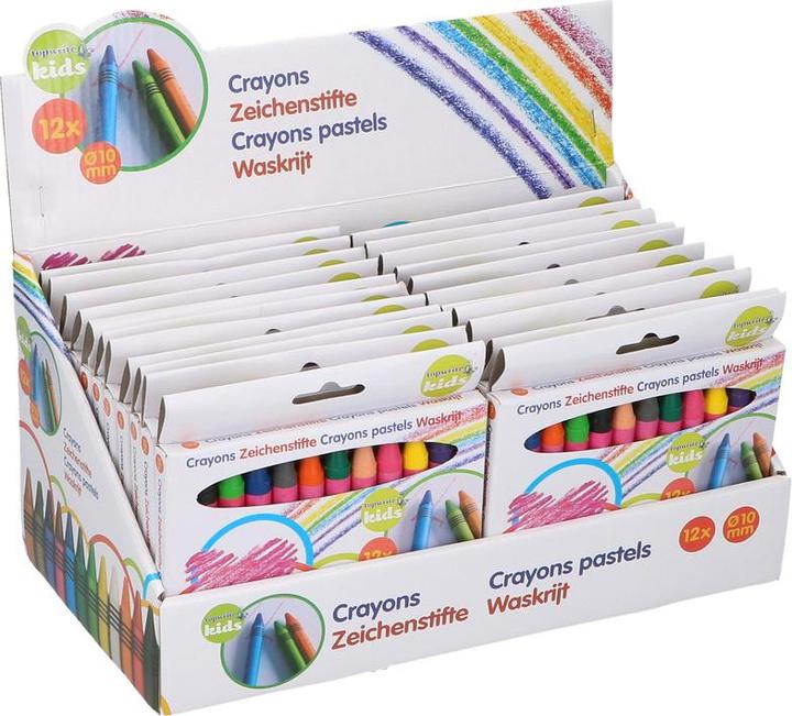 Image du produit Topwrite Kids Crayon de cire, 12dlg. (Multicolore, 12 x)