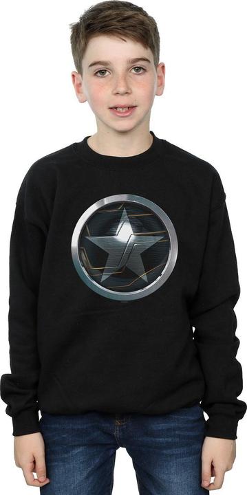 Actual product image Boys The Falcon And The Winter Soldier Chest Star Sweatshirt (128)