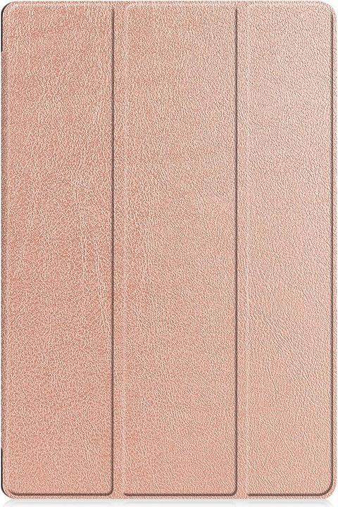 Cover-Discount Galaxy Tab S7+ (12.4) - Tri-fold Smart Case rose gold (Galaxy Tab S7 FE)