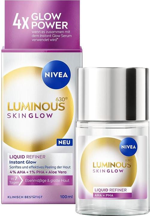 NIVEA Luminous630® Skin Glow Liquid Refiner (Peeling, 100 ml)