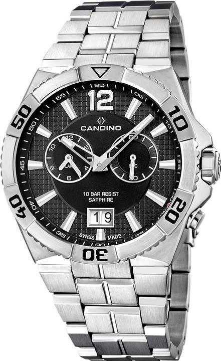 Candino Sport (Uhr mit Schmuckstein, 44 mm)