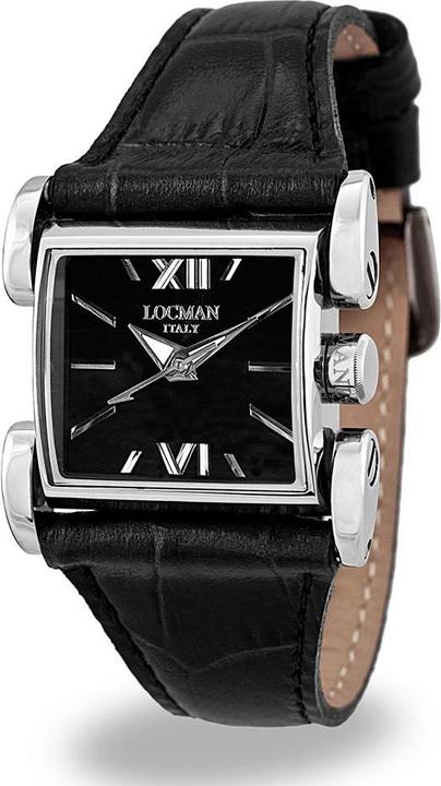 Image du produit Locman Italy Montre femme Latin Lover titane/acier inoxydable noir Ref. 0506 (Montre analogique, 1295 mm)