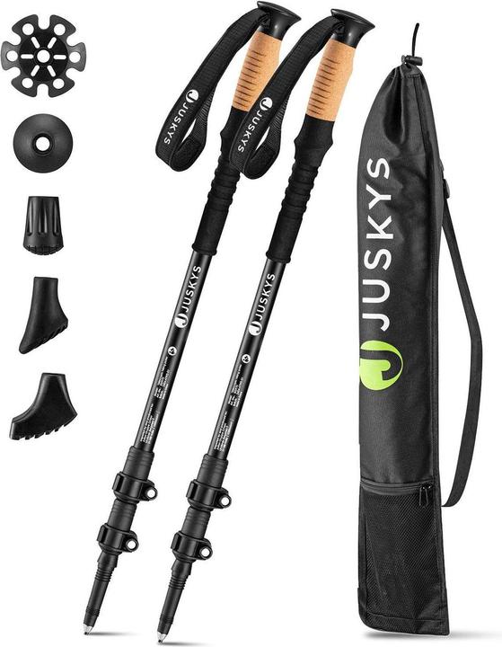 Immagine prodotto Juskys Nordic Walking Stöcke (65 -135 cm)
