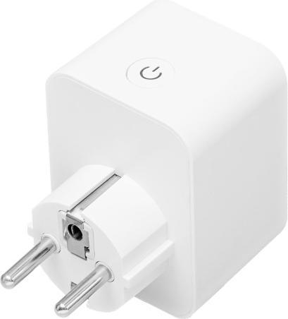 Productafbeelding Deltaco Smart Home stekker verbruiksmonitor 16A wit