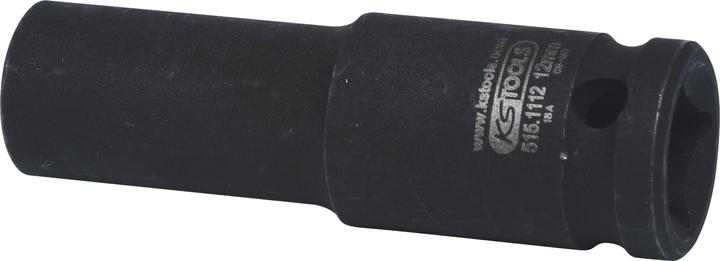 Actual product image KS Tools 1/2" power socket long (12 mm)