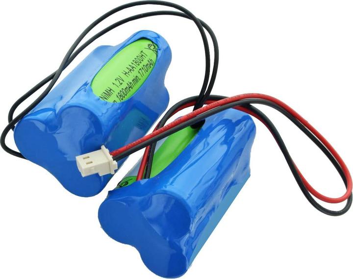Produktbild AccuCell Notleuchtenakku D1x3x2 Mignon AA, ersetzt Beghelli 415393001 (1 Stk., Gerätespezifisch, 1800 mAh, Ladegerät inkl. Akku)