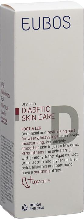 Immagine prodotto Eubos Cura della pelle dei piedi e delle gambe per diabetici (nuovo) (Crema piedi e gel piedi, 100 ml)