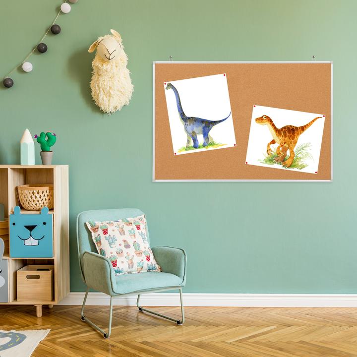 Produktbild Relaxdays Pinnwand Kork (Pinnwand, 150 x 1.5 x 100 cm)