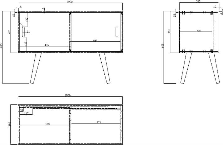 Produktbild AC Design Mitra (100 x 38 x 69.5 cm)