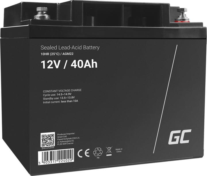 Image du produit GreenCell AGM22 (12 V, 40 Ah)