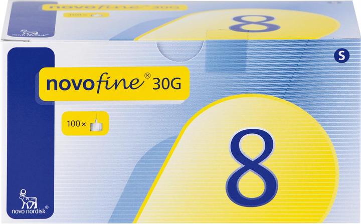 Actual product image Novo Nordisk NOVOFINE 8 0.30x8mm TW, 100 pcs KAN