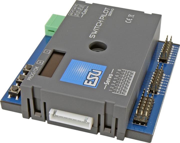 Immagine prodotto ESU SwitchPilot 3 servo, 8 velocità, DCC/MM, OLED, feedback RC
