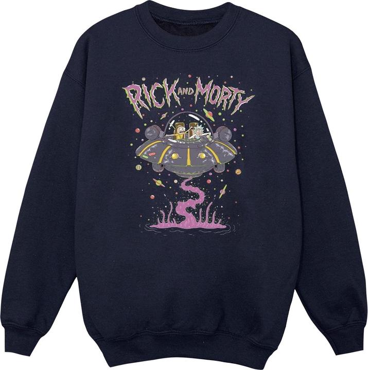 Produktbild Rick And Morty Pink Spaceship Sweatshirt (XL)