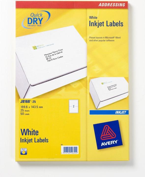 Produktbild Avery Dennison Adressetiketten