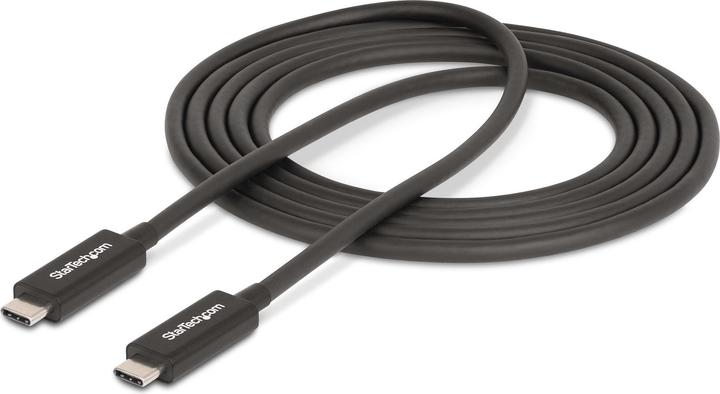 Immagine prodotto StarTech com A40G2MB-TB4-CABLE, Männlich, Männlich, 2 m, Schwarz, Nickel, 40 Gbit/s (2 m, USB 4.0, USB 3.2)
