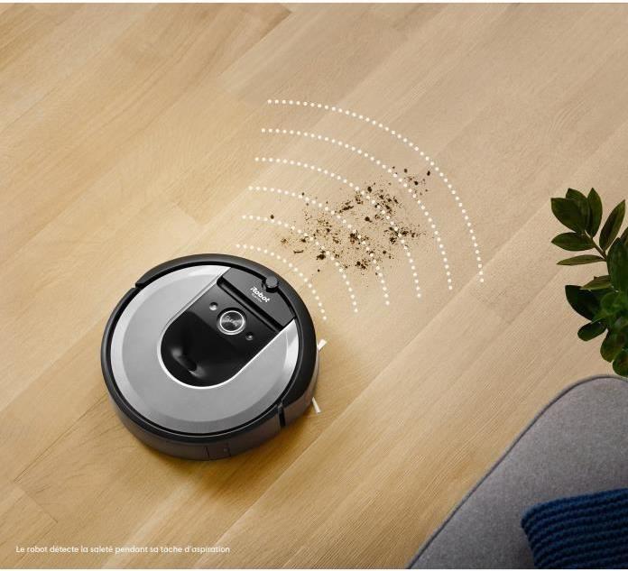 Image du produit iRobot Roomba i7 i7156 Aspirateur-robot, argenté (Robot vacuum)