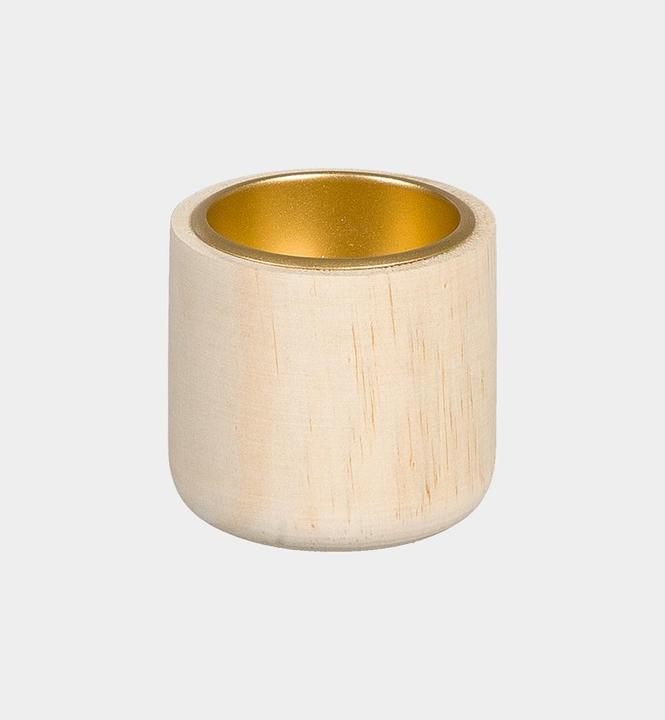 Actual product image Halbach Wooden Tea Light Holder, Candle Holder