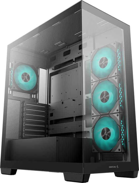 Produktbild NoName CG580 4F (schwarz, Tempered Glass x 2) (ATX, mATX, ITX)