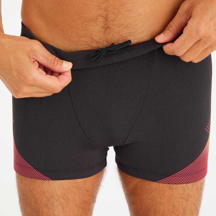Image du produit Nabaiji Boxer de bain natation Homme - 500 Fiti noir tria rouge (XL)