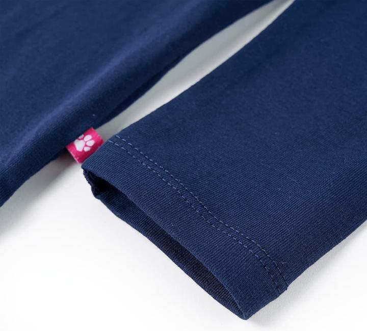 Produktbild VidaXL Kinder-Langarmshirt Marineblau 92,Material: 95 % Baumwolle (92)