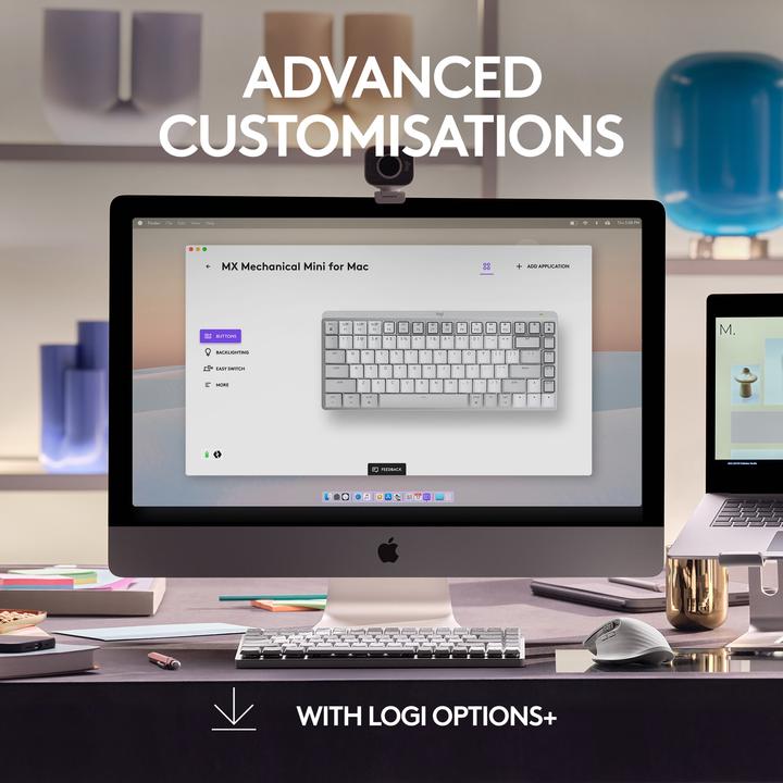 Produktbild Logitech MX Mechanical Mini for Mac (CH, Kabellos)