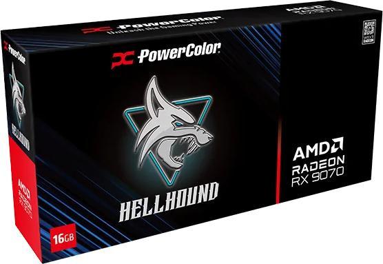 Produktbild Powercolor Radeon RX 9070 OC Hellhound (16 GB)