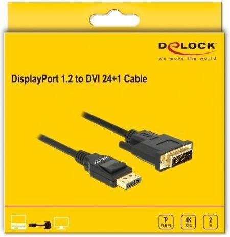 Produktbild Delock DisplayPort — DVI (2 m, DVI, DisplayPort)