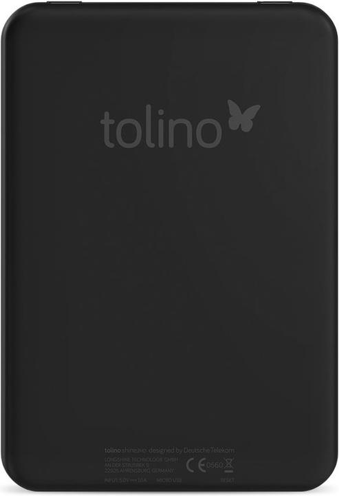 Image du produit tolino shine 2 HD (6", 4 Go, Noir)