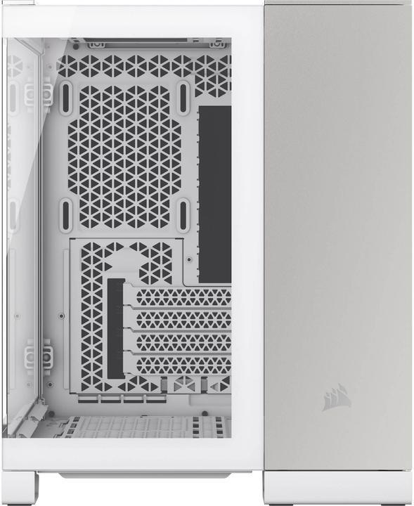Immagine prodotto Corsair 2500X (bianco/alluminio, vetro temperato x 2) (mATX, Mini-ITX, ATX)
