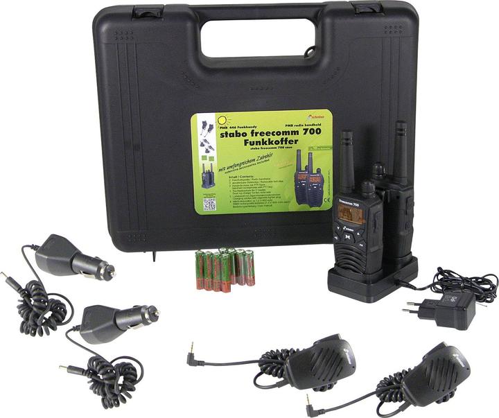Produktbild Stabo PMR-Handfunkgerät freecom 700 (10 km)