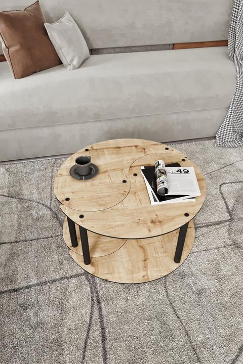 Produktbild Hanah Home Yin Yang Coffee Table 2 Set (70 x 38 x 70 cm)