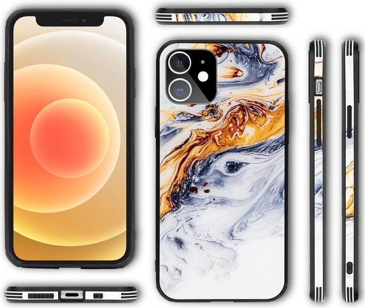 Actual product image Nalia Marble shell (Apple iPhone 12 mini)