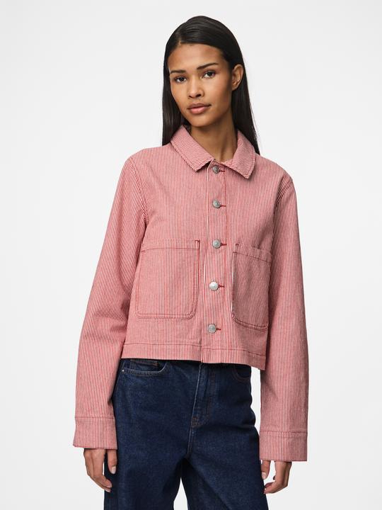 Actual product image Pieces PCBILLO GESTREIFTE Jeansjacke (XS)