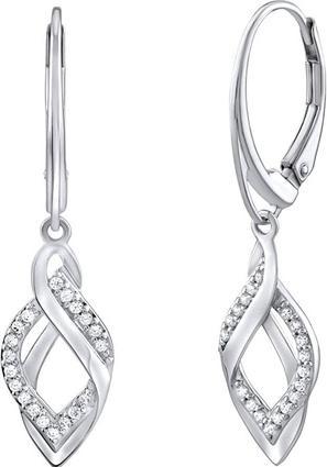 Silvego Elegant silver earrings with zircons Eria FW9671E