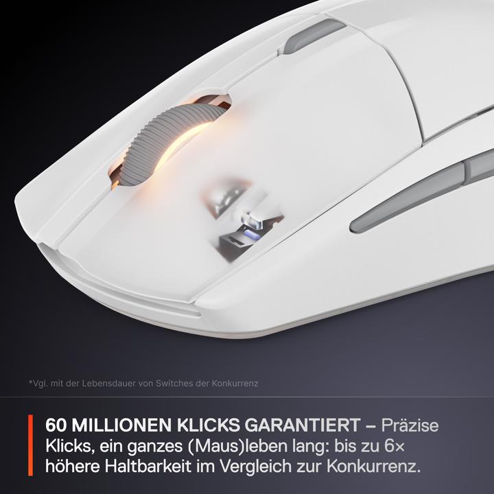 Actual product image SteelSeries Rival 3 WL Gen 2 - White (Wireless)