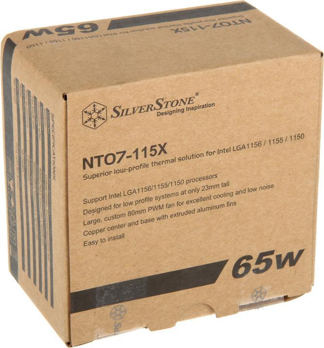 Produktbild Silverstone Nitrogon SST-NT07-115X Low Profile CPU-Cooler (23 mm)